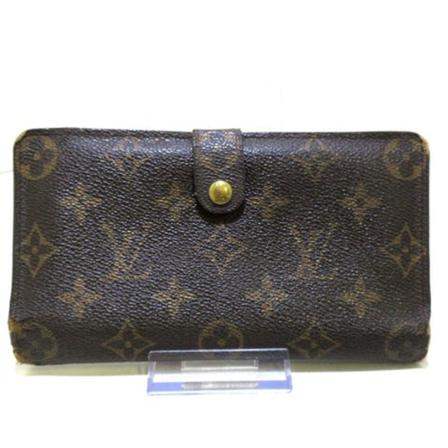 Louis Vuitton Vintage, Pre-owned Wallet Bruin, Dames, Maat:ONE Size,Canvas
