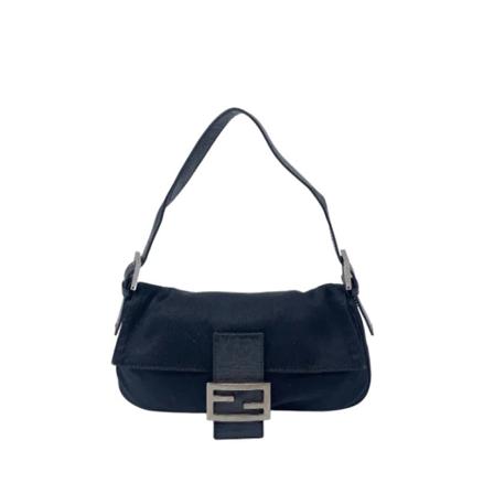 Fendi Vintage, Pre-owned Bag Zwart, Dames, Maat:ONE Size,stof