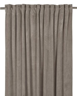 Yhdistelmänauhaverho Esther yksivärinen sametti 135x300 cm 2 kpl Pellava