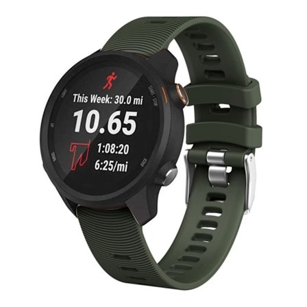Garmin Forerunner 245 Klockarmband i Silikon - Grön