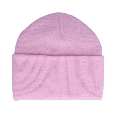 Yupoong - Pink - cuff - Beanie - Heavyweight Pink Beanie - Hatstore