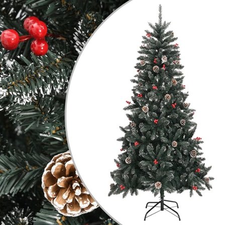 VidaXl Plastgran Med Fot Grön 210 Cm Pvc - Litenleker