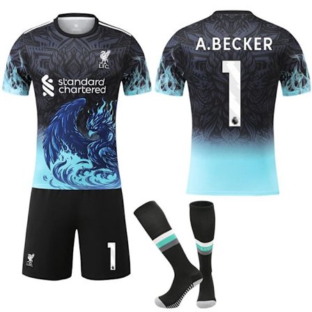 2025-2026 Liverpool Special Anniversary Edition Blå Fotballdrakt Nr. 1 A.BECKER