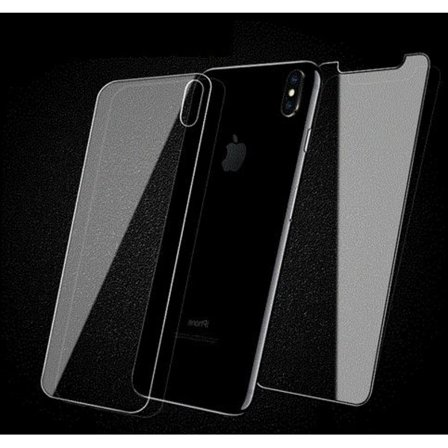 Härdat glas 0.26mm skärmskydd för iphone 8 fram och bak