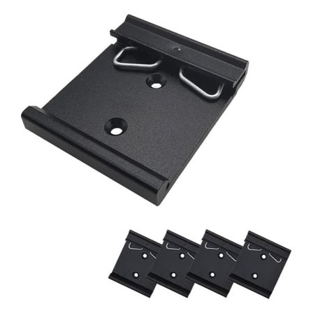 4 kpl DIN-kisko kiinnike Snap in Din-Rail asennus kiinnikkeet DIN