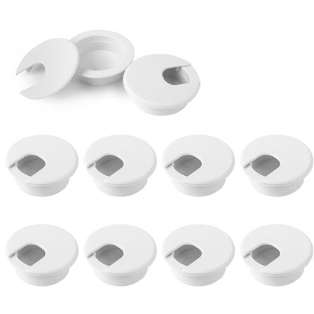 Skrivebordsgrommet, plast skrivebords kabelhull deksel grommet for datamaskin