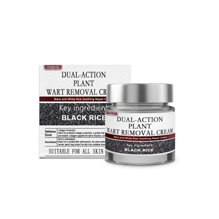 Sort ris hudcreme fjerner effektivt hudpletter og er velegnet til både mænd og kvinder.