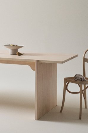 Jotex - Spisebord 84,5x250 Cm Natur - TOTTORI - Kjøp Spisebord hos Jotex