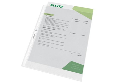 Leitz Plastficka PP 0,07 A4 - Lyreco - Kontorsmaterial - Mappar och plastfickor - Plastfickor - Öppen överkant