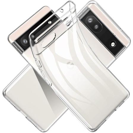 Google Pixel 6a Genomskinligt Mjukt Tpu Skal Transparent
