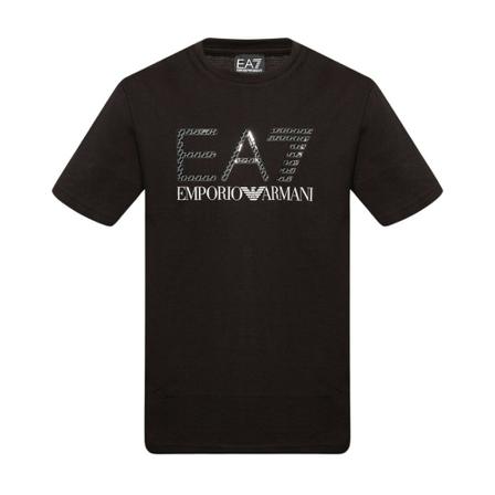 Emporio Armani Ea7 - T-shirts - Svart - Herr - Storlek: S, Herr, Storlek: S