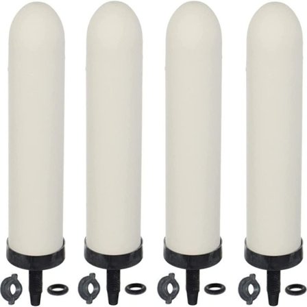 4-pack ersättningsfilter i keramik för vatten