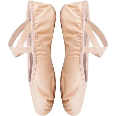 Ballettsko med delt såle, flate sneakers for dans