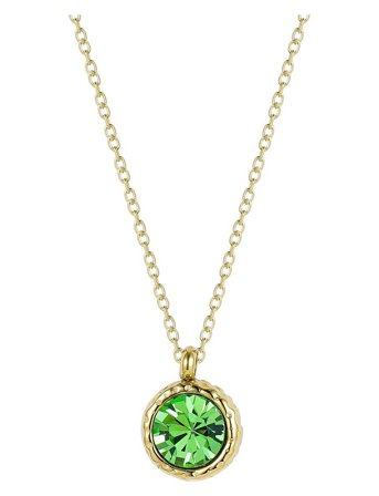 Bud to rose | Imperia Necklace Green/Gold | ONE SIZE 50 - 60 cm