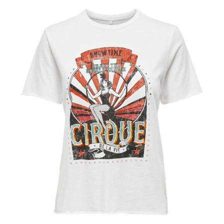 Only, T-Shirts Wit, Dames, Maat:S