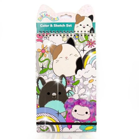 Squishmallows Color And Sketch Book