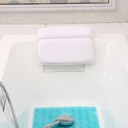 Badekar Pute, Nakkepute, Badekar Med Sugkopper, Pute, Badekar For Spa Og Bad