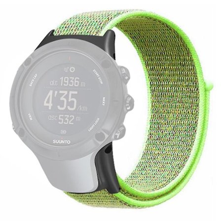Urrem til Sunnto Ambit3/Ambit3 Peak - Nylon Sport Loop - Seashell Hvid (FMY)