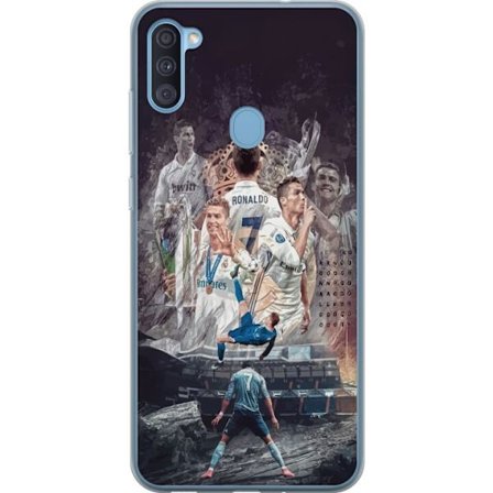 Kompatibel Mobilcover til Samsung Galaxy A11 Cristiano Ronaldo Al-Nassr Portugal ikonisk angriber og historiens største målscorer med uovertruffen vin