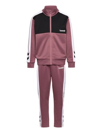 Hmljr Colorblock Tracksuit Patterned Hummel