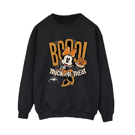 Disney Dam/Dam Boo Minnie Mouse Sweatshirt S Svart