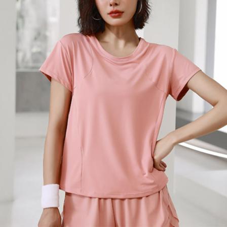 Snabbtorkande T-shirt Med Rund Hals För Damer