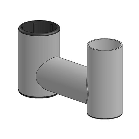 ERGONOMIC SOLUTIONS Fixed swingarm SP1, 100mm