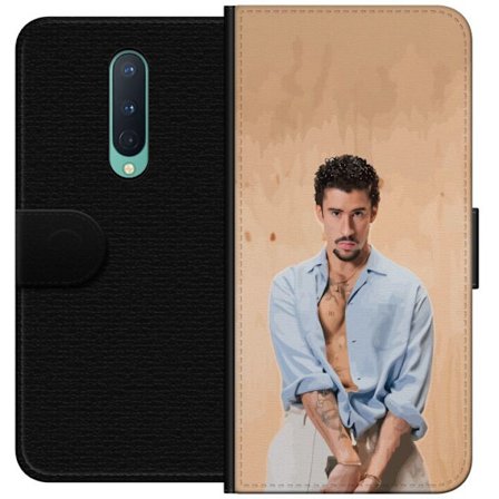 Kompatibelt Lommeboketui til OnePlus 8 Bad Bunny Super Bowl-inspirert grafikk med NFL-trofé og San Francisco-bro i sportdesign