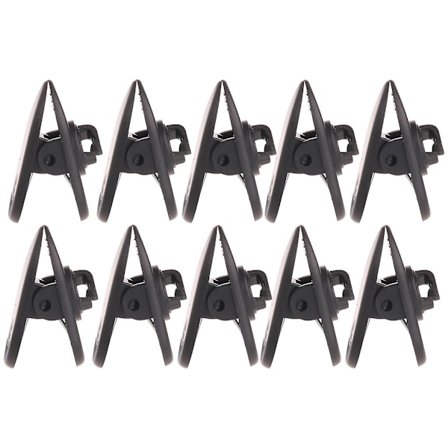 Svarta Vita Hörlursladdar Klämmor Hörlurskablar Fästen Trådklämma Svart