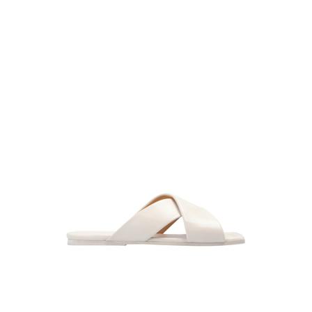 Marsell, Leather slides Beige, Heren, Maat:40 EU