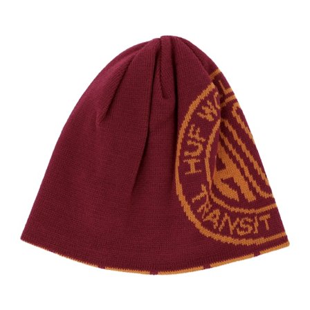 HUF - Rouge traditionalbeanie Bonnet - Token Reversible Skull Berry Beanie @ Hatstore