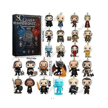 Game of Thrones Adventskalender Överraskningslåda Julgransdekoration Akrylhänge