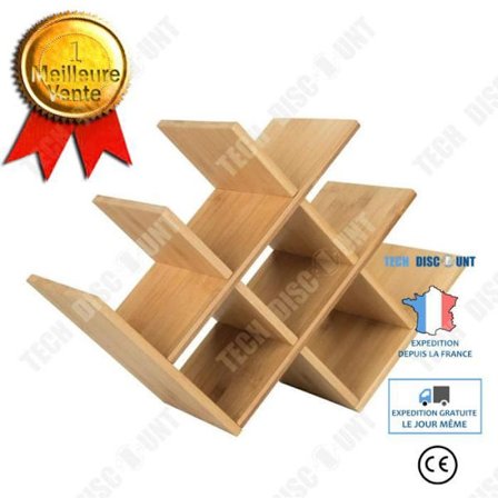 Vinkyl - TD - Massivt trä - 8 flaskor - Europeisk stil - Kompakt design