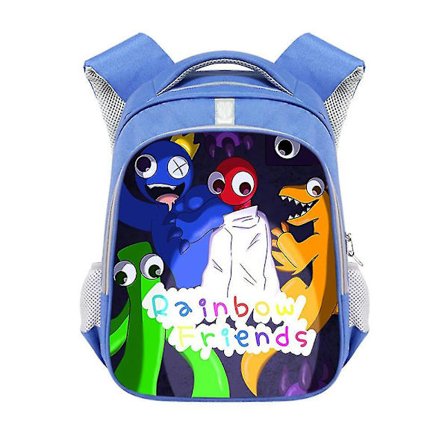 Rainbow Friends Ryggsekk Barn Skolesekk Studenter Laptop Skolesekk Boksekk Veske