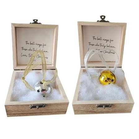 Magisk julebjelle, høykvalitets juletre hjemmeinnredning suvenir julegave perfekt for ferien