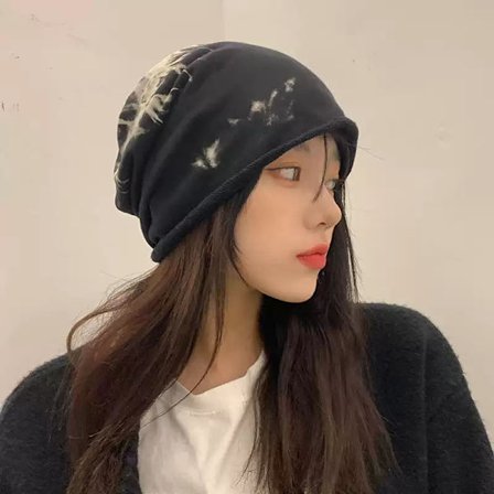 Fleece-hattu, neulottu, lämmin Baotou-hattu, naisten syys- ja talvihattu, aikuisen hattu, korvaläppähattu, yksi koko