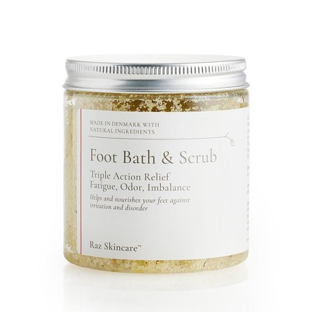 RAZ Skincare Foot Bath & Scrub 200 g, Skincare, Fodpleje, Fodscrub