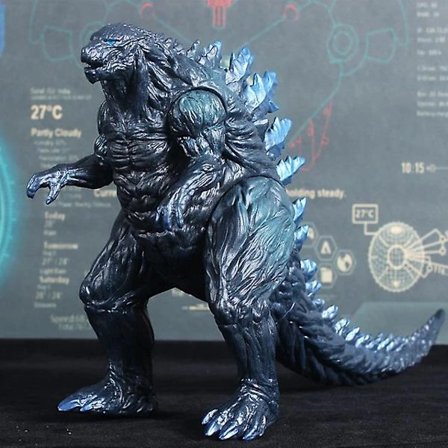 16cm Godzilla 2 Magic Star Dinosaurie Monster Jord Godzilla Blå Actionfigur Barnleksak, SD