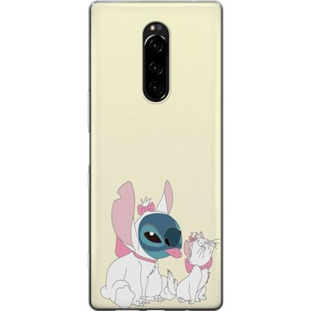 Sony Xperia 1 Gjennomsiktig deksel Stitch Aristocats