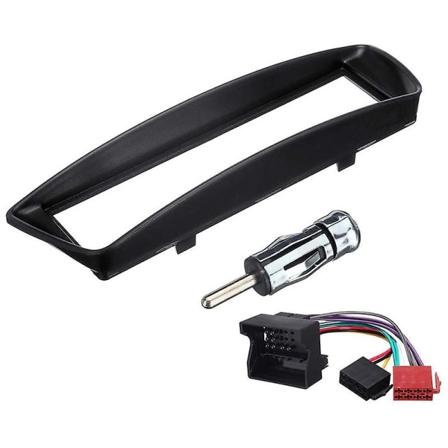 Bilradio Fascia Panelram 1 Din Cd Dvd Dash Audio Cover Trim För Citroen C1 För Toyota Aygo För Peugeot 107