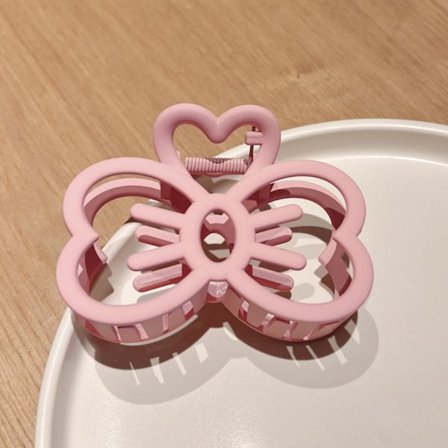 Hair Claw Clips Bow Hair Clips PINK