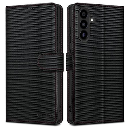 Tech-Protect Galaxy A56 5G Fodral Wallet RS Svart / Röd