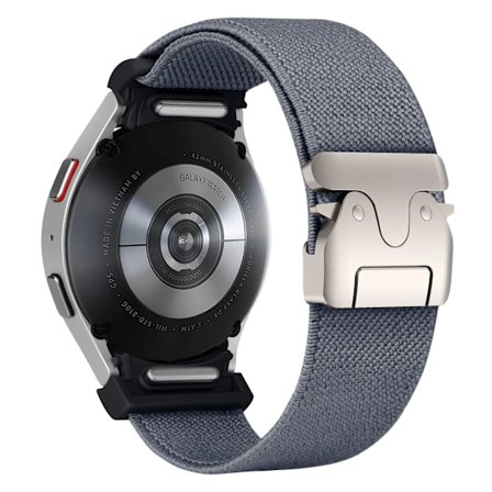 Fallskärmsrem för Samsung Galaxy Watch 7 FE 6 4 Classic 5 pro 44mm 40mm 47 Utan glipor stretch Nylonarmband Galaxy Watch 7 Armband