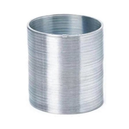 80x100mm Jättimäinen Taika Sateenkaari Metallinen Slinky Jousi Iso Klassinen Kävelevä Jumbo Teräslelu Jousi