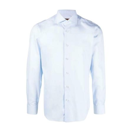 Baracuta, Formal Shirts Blauw, Heren, Maat:L