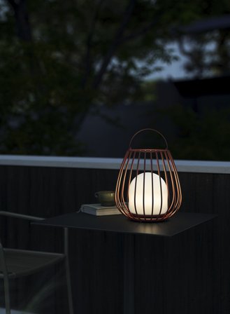 Jim To Go oppladbar lykt - rød