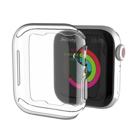 Fuld TPU Case Case Apple Watch 4/5/6/7/SE Skærmbeskytter 44mm
