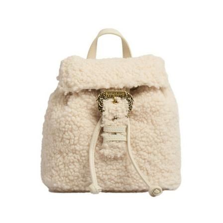 Versace Jeans Couture Rugzaks , Beige , Dames , Maat: ONE Size