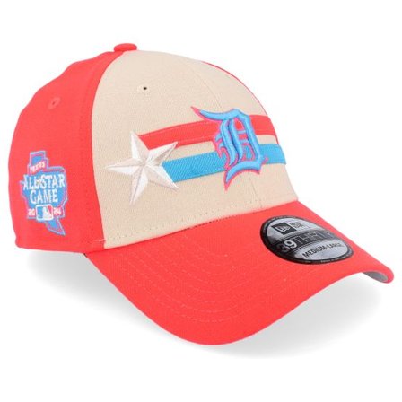 New Era - MLB Orange flexfit Keps - Detroit Tigers MLB 24 All Star Game 39THIRTY Beige/Orange Flexfit @ Hatstore