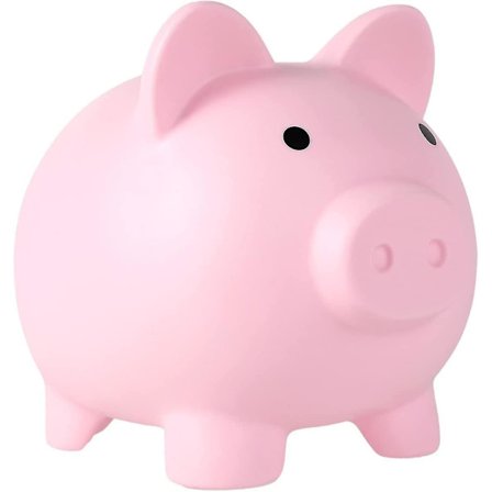 Sparegris til udvikling af gode vaner, stor kapacitet, brudsikker sparegris, brudsikker sparebøsse til
